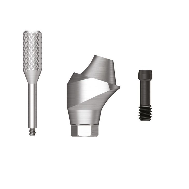 Osstem® Multi Angled Abutment Hiossen Regular / Mini MUA Angled Abutment D: 4.8 Titanium GR5 ELI